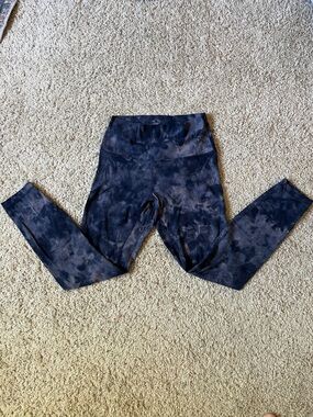 Lululemon High-Waist Tie-Dye Leggings - Navy Black